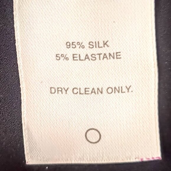 Classiques Entier Black Silk Charmeuse Sleeveless Top - Picture 4 of 4